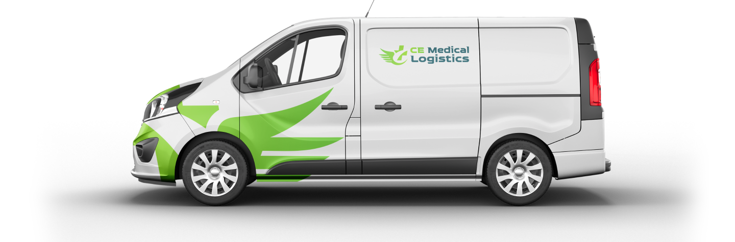 Medical logistics vehicle for general transport